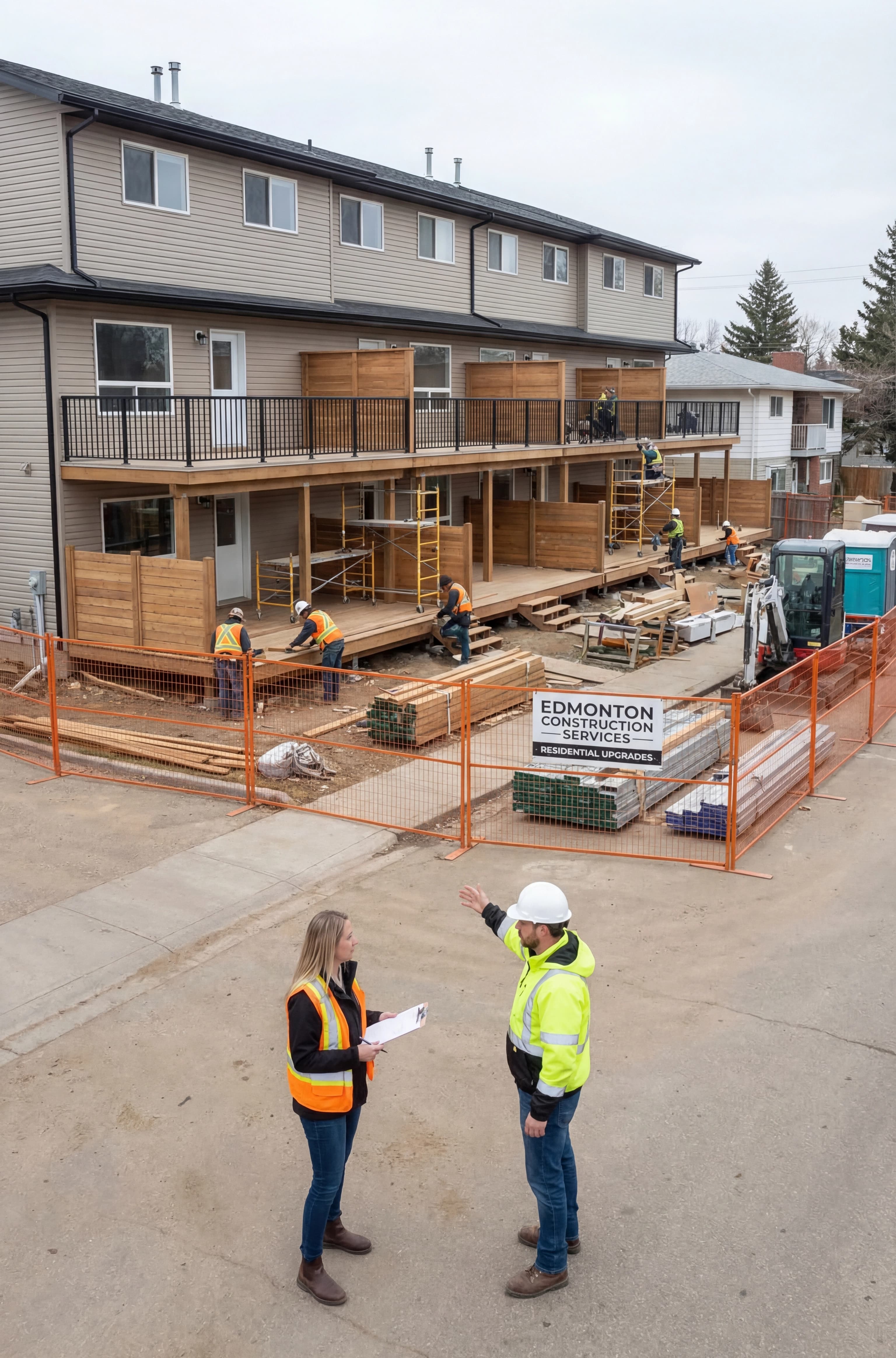 Professional deck construction