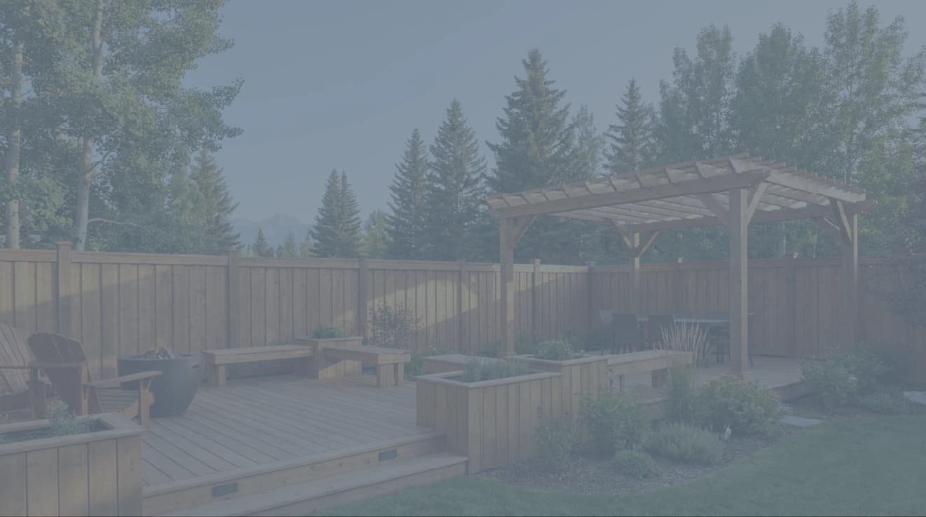 Beautifully built deck