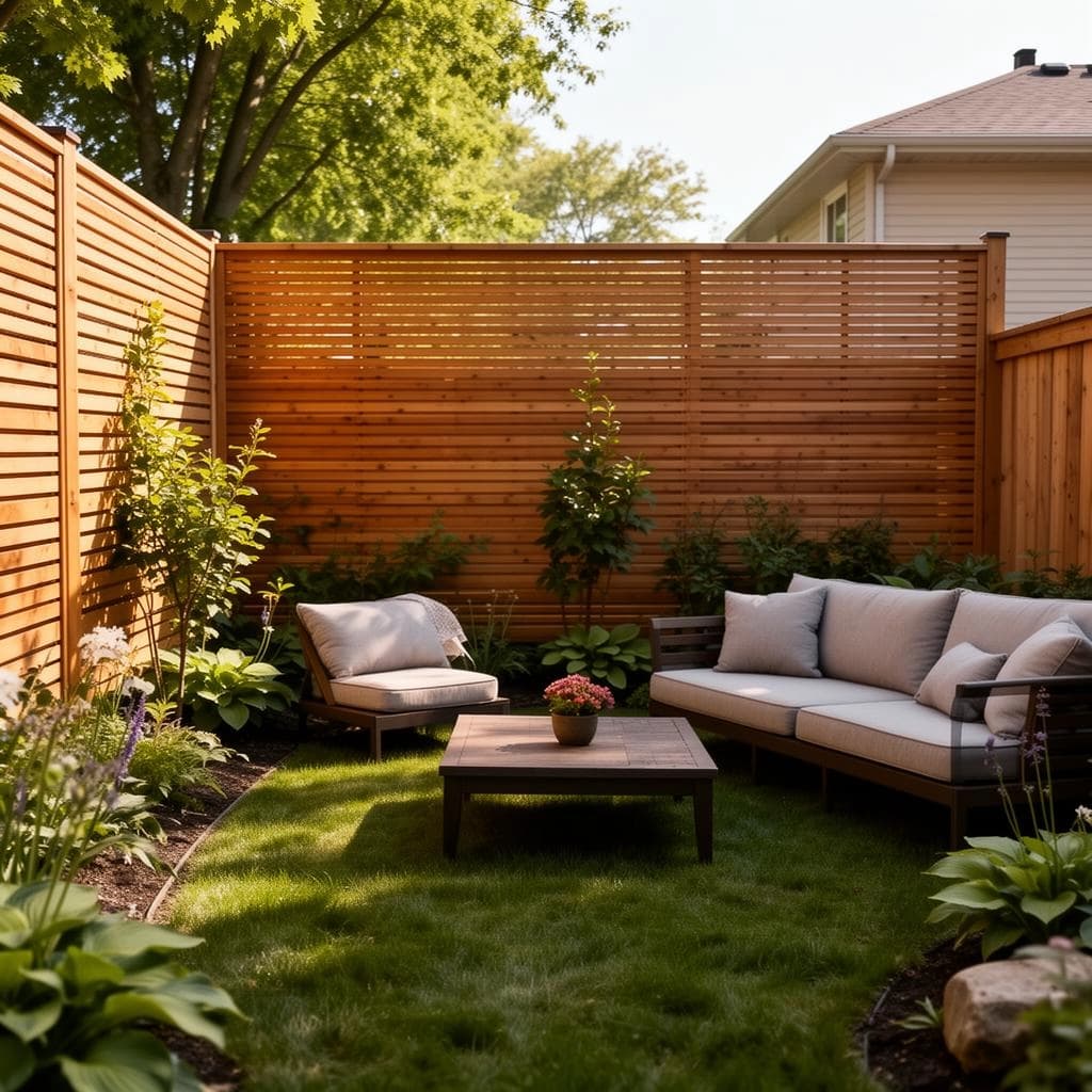 Layered privacy screening