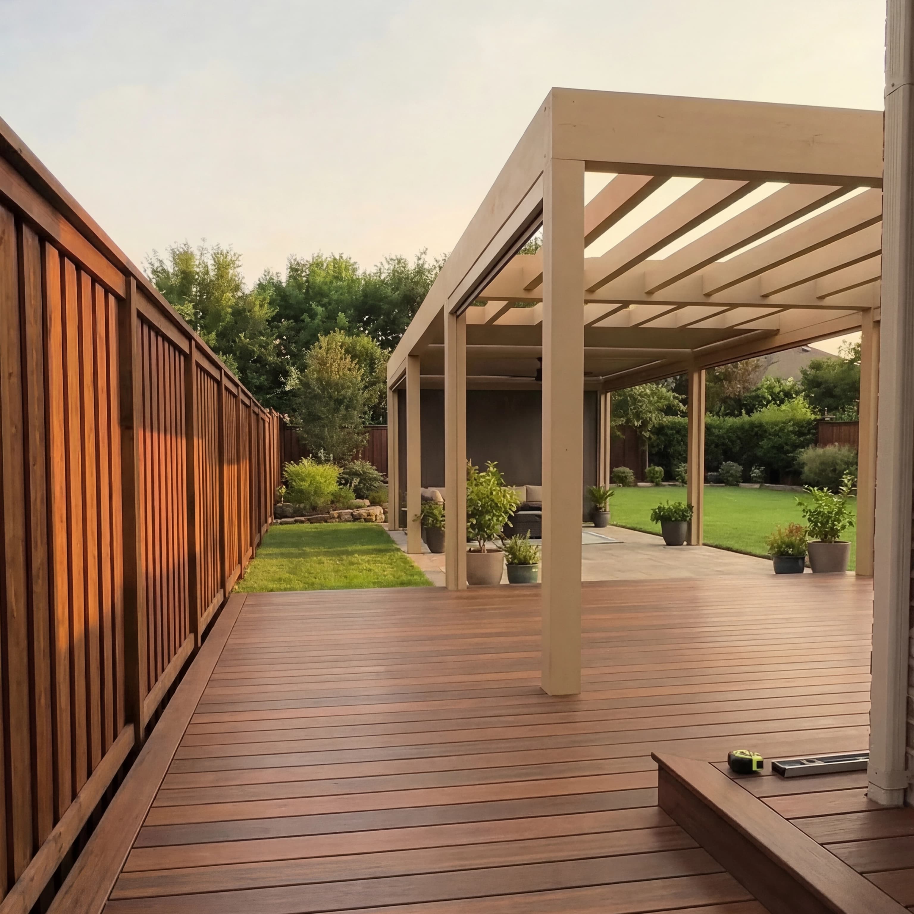 Precision deck craftsmanship detail